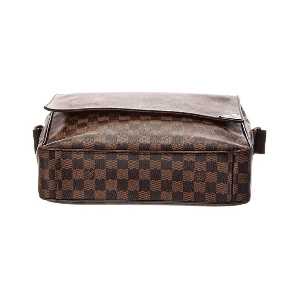 Louis Vuitton Brown Damier Ebene Shelton Mm (Authentic Pre-Loved)